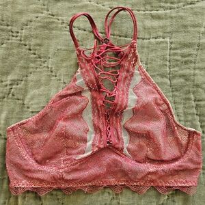 Victoria's Secret Very Sexy Pink Lace-Up Bralette